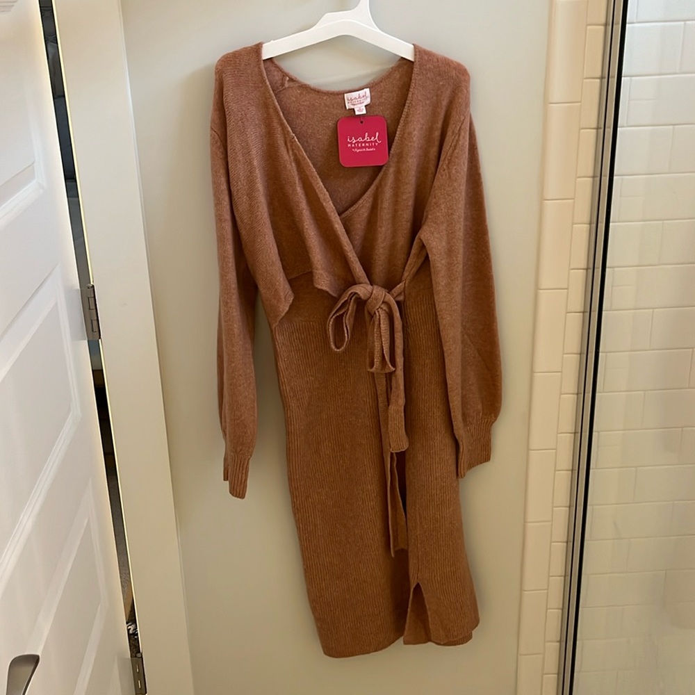 Isabel maternity sweater dress small